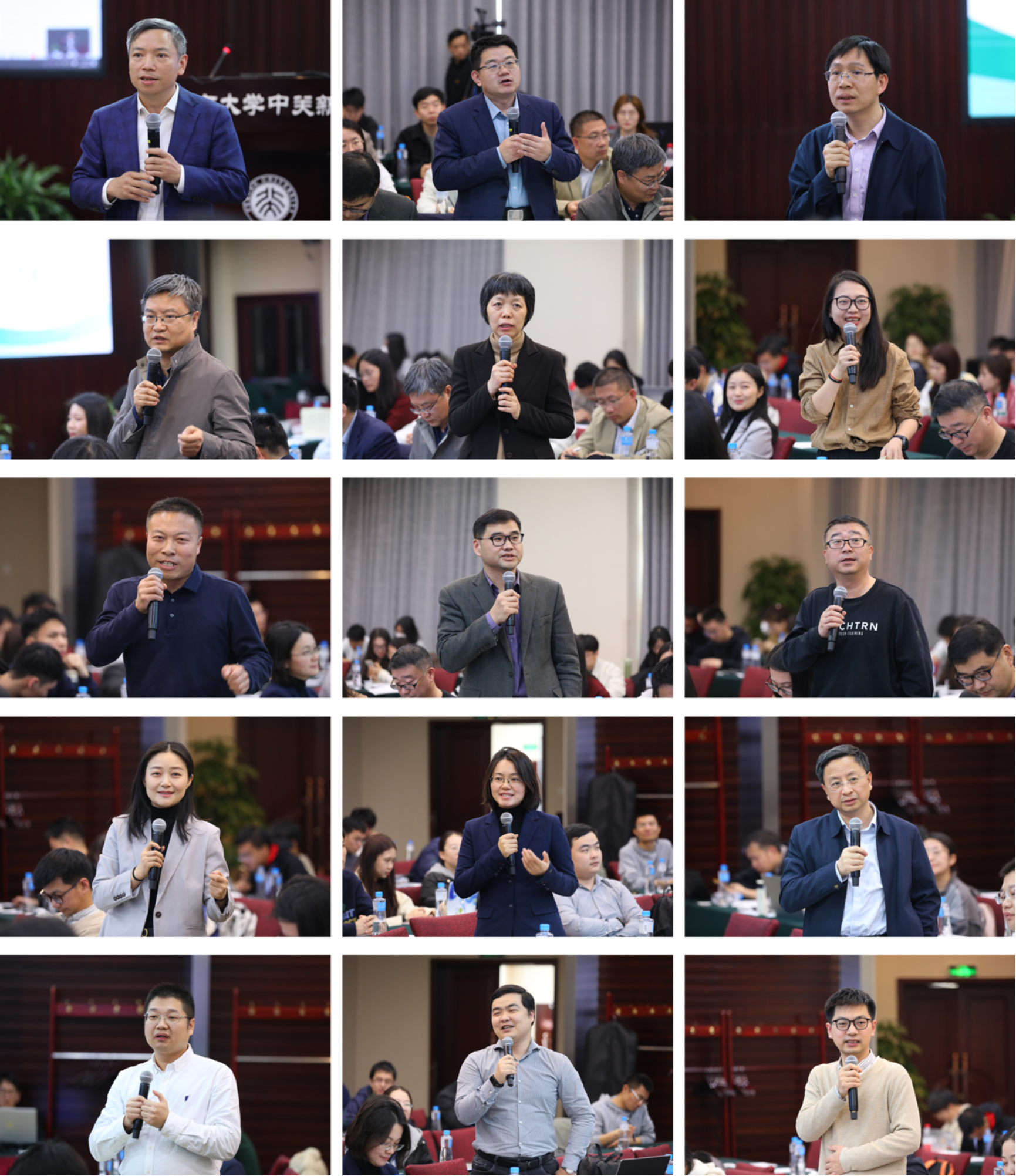 A collage of a person holding a microphone

Description automatically generated